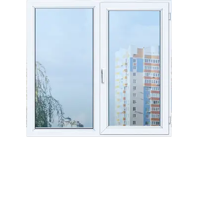 двухстворчатое окно